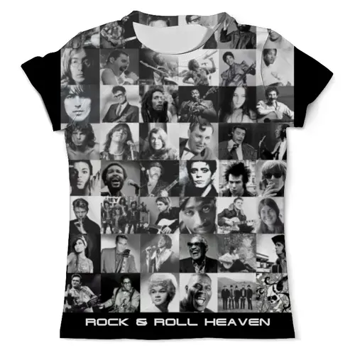 Заказать мужскую футболку в Москве. Футболка с полной запечаткой (мужская) Rock & Roll Heaven от Vladec11 - готовые дизайны и нанесение принтов.