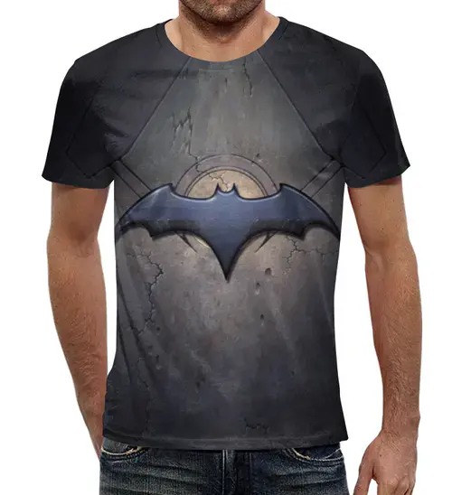 Заказать мужскую футболку в Москве. Футболка с полной запечаткой (мужская) Batman (2) от ПРИНТЫ ПЕЧАТЬ  - готовые дизайны и нанесение принтов.
