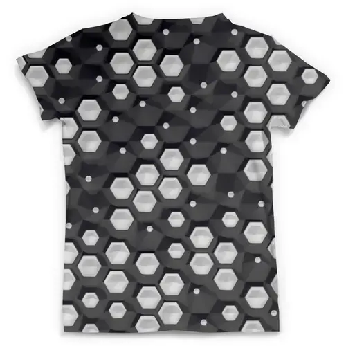 Заказать мужскую футболку в Москве. Футболка с полной запечаткой (мужская) Abstraction 3D от balden - готовые дизайны и нанесение принтов.
