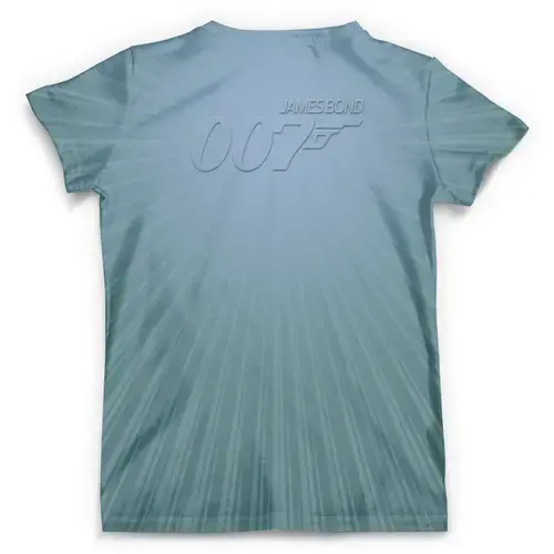 Заказать мужскую футболку в Москве. Футболка с полной запечаткой (мужская) Casino Royale (Agent 007) от balden - готовые дизайны и нанесение принтов.