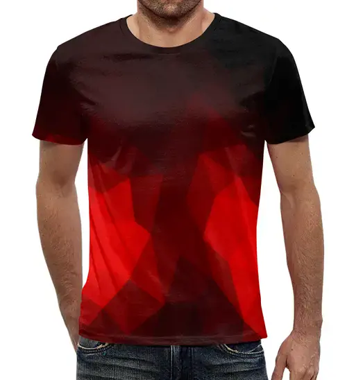 Заказать мужскую футболку в Москве. Футболка с полной запечаткой (мужская) Текстура от THE_NISE  - готовые дизайны и нанесение принтов.