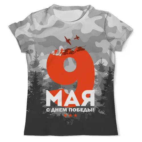 Заказать мужскую футболку в Москве. Футболка с полной запечаткой (мужская) Без названия от Vita Lobas - готовые дизайны и нанесение принтов.