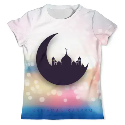 Заказать мужскую футболку в Москве. Футболка с полной запечаткой (мужская) Ramadan от THE_NISE  - готовые дизайны и нанесение принтов.