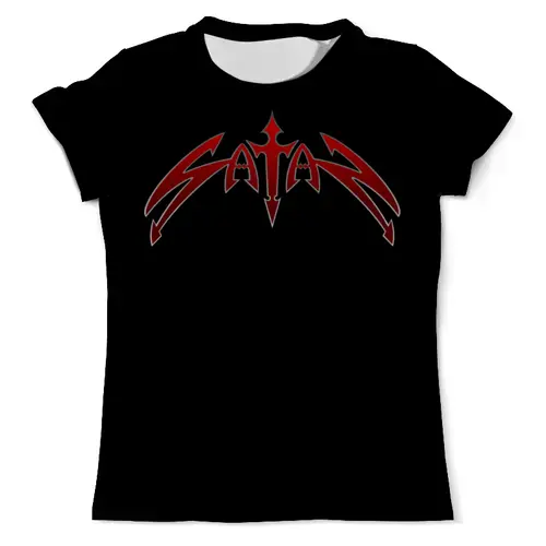 Заказать мужскую футболку в Москве. Футболка с полной запечаткой (мужская) Satan  от T-shirt print  - готовые дизайны и нанесение принтов.