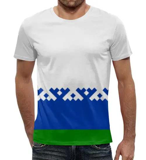 Заказать мужскую футболку в Москве. Футболка с полной запечаткой (мужская) Спортивная форма 17 от Александр Гришин - готовые дизайны и нанесение принтов.