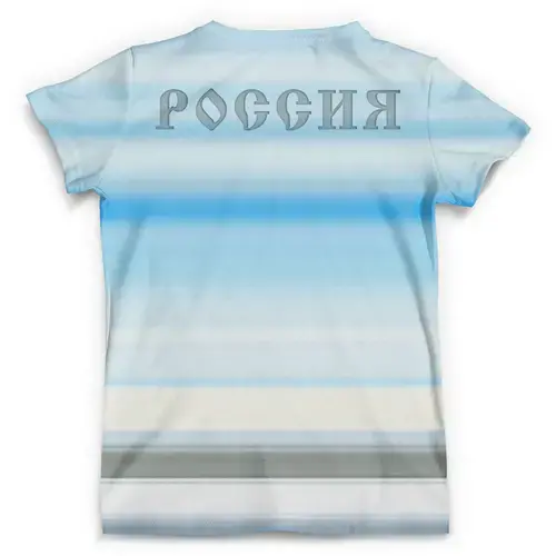 Заказать мужскую футболку в Москве. Футболка с полной запечаткой (мужская) RUSSIA BEAR_ от balden - готовые дизайны и нанесение принтов.