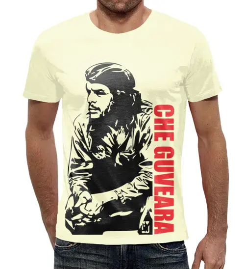Заказать мужскую футболку в Москве. Футболка с полной запечаткой (мужская) Ernesto Che Guevara       от ПРИНТЫ ПЕЧАТЬ  - готовые дизайны и нанесение принтов.