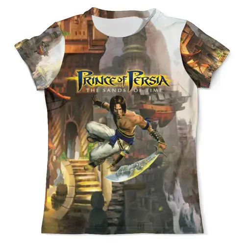 Заказать мужскую футболку в Москве. Футболка с полной запечаткой (мужская) Prince Of Persia:The Sands of Time от  PRO_DESIGN - готовые дизайны и нанесение принтов.