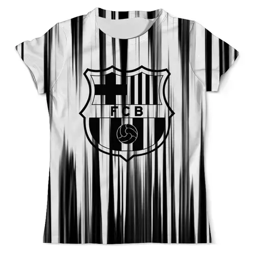 Заказать мужскую футболку в Москве. Футболка с полной запечаткой (мужская) FCB Барселона от THE_NISE  - готовые дизайны и нанесение принтов.