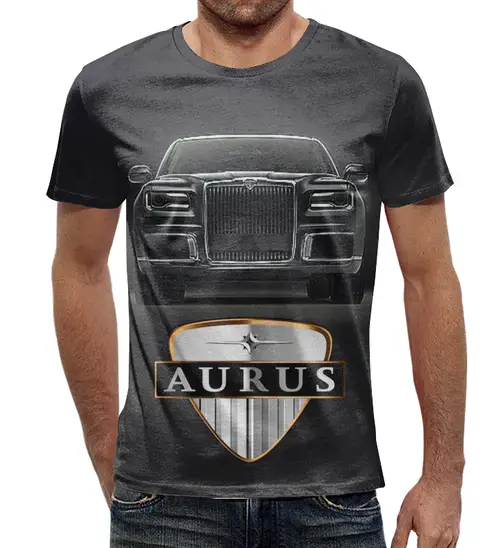 Заказать мужскую футболку в Москве. Футболка с полной запечаткой (мужская) AURUS от balden - готовые дизайны и нанесение принтов.