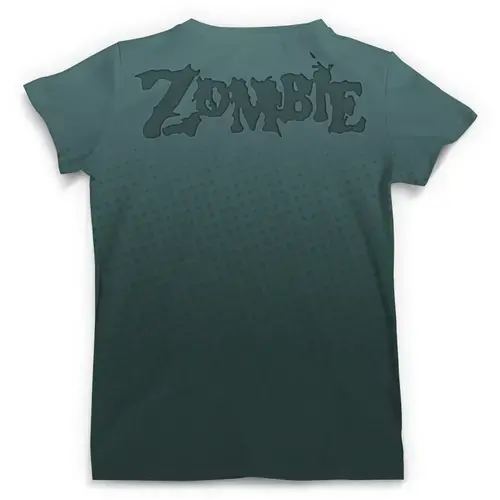 Заказать мужскую футболку в Москве. Футболка с полной запечаткой (мужская) Zombie Design от balden - готовые дизайны и нанесение принтов.
