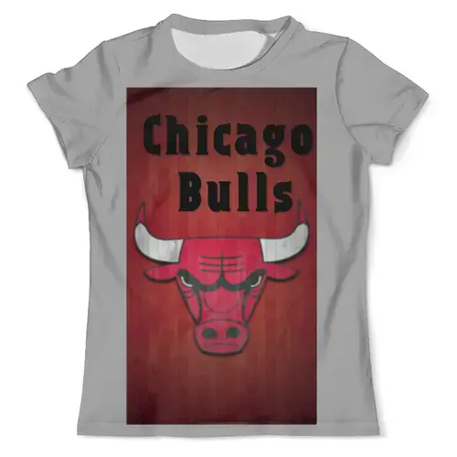 Заказать мужскую футболку в Москве. Футболка с полной запечаткой (мужская) Chicago Bulls  от petuhovadp3@gmail.com - готовые дизайны и нанесение принтов.