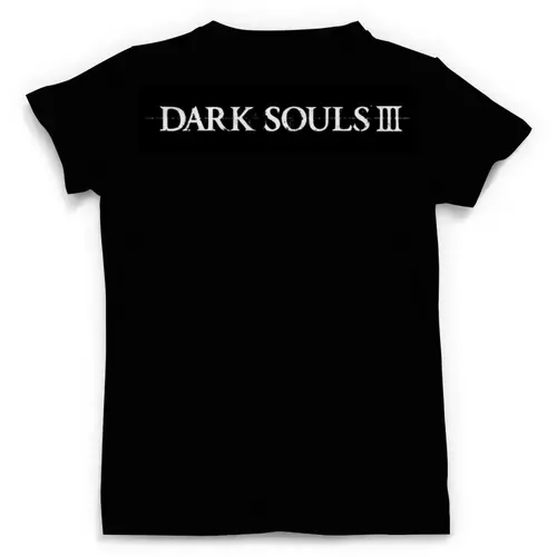 Заказать мужскую футболку в Москве. Футболка с полной запечаткой (мужская) Dark Souls 3 от game-fan - готовые дизайны и нанесение принтов.