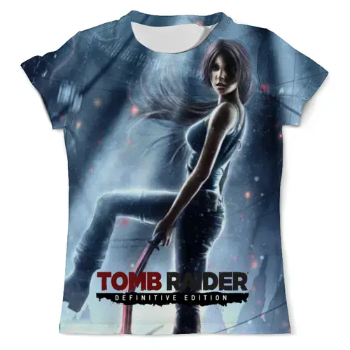 Заказать мужскую футболку в Москве. Футболка с полной запечаткой (мужская) Tomb Raider от Kelli shop - готовые дизайны и нанесение принтов.