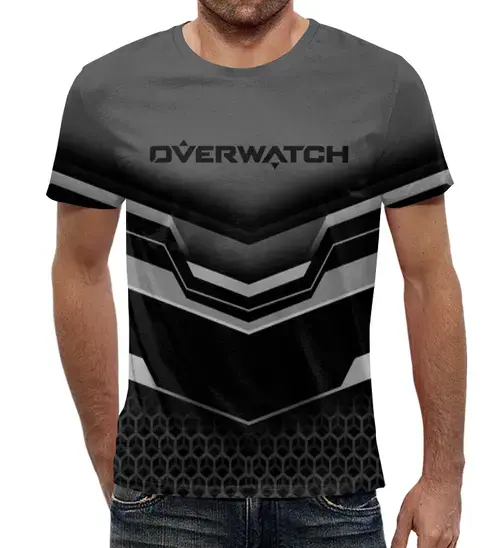 Заказать мужскую футболку в Москве. Футболка с полной запечаткой (мужская) Overwatch от THE_NISE  - готовые дизайны и нанесение принтов.