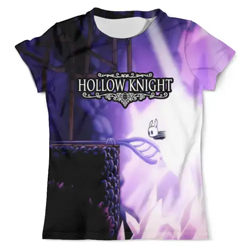 Заказать мужскую футболку в Москве. Футболка с полной запечаткой (мужская) Hollow Knight от THE_NISE  - готовые дизайны и нанесение принтов.