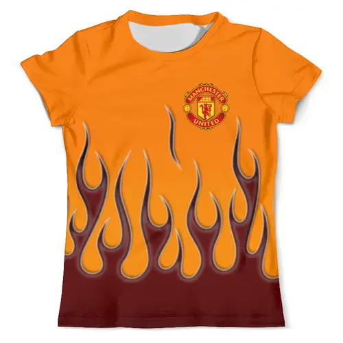 Заказать мужскую футболку в Москве. Футболка с полной запечаткой (мужская) Manchester United от THE_NISE  - готовые дизайны и нанесение принтов.