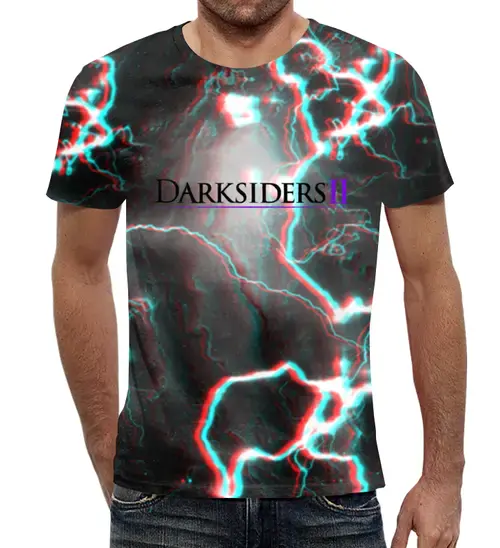 Заказать мужскую футболку в Москве. Футболка с полной запечаткой (мужская) Darksiders 2 от THE_NISE  - готовые дизайны и нанесение принтов.