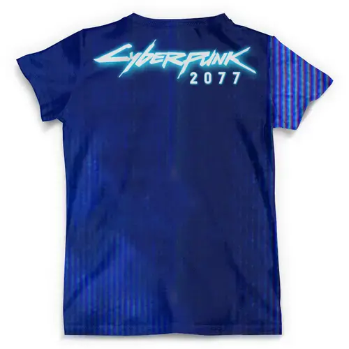Заказать мужскую футболку в Москве. Футболка с полной запечаткой (мужская) CyberPunk•2077 от balden - готовые дизайны и нанесение принтов.