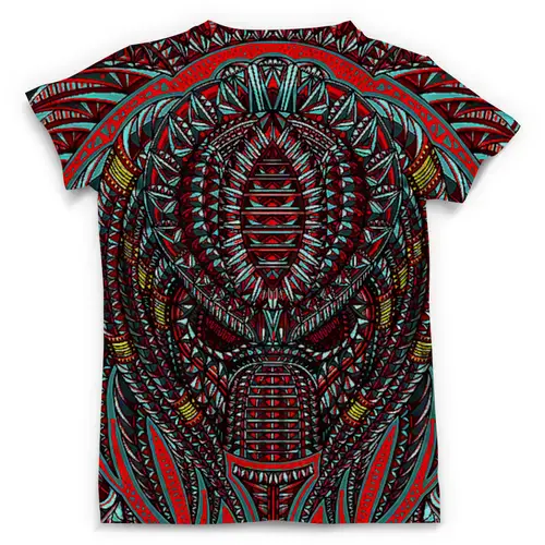 Заказать мужскую футболку в Москве. Футболка с полной запечаткой (мужская) Predator  от T-shirt print  - готовые дизайны и нанесение принтов.