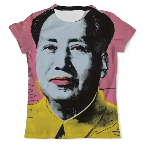 Заказать мужскую футболку в Москве. Футболка с полной запечаткой (мужская) Мао Цзедун от Александр - готовые дизайны и нанесение принтов.