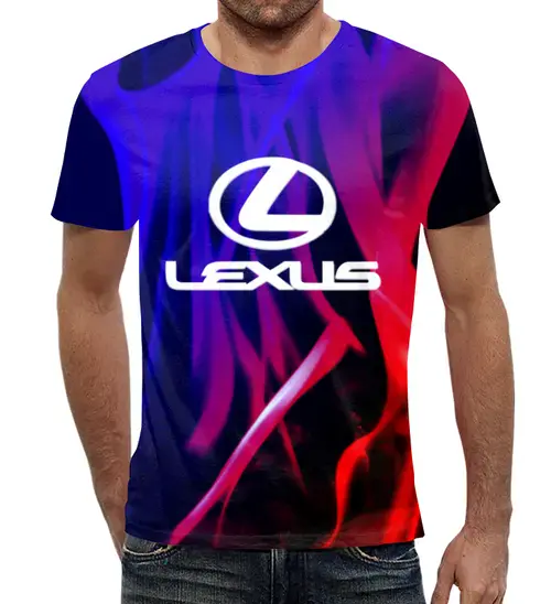 Заказать мужскую футболку в Москве. Футболка с полной запечаткой (мужская) Lexus от THE_NISE  - готовые дизайны и нанесение принтов.