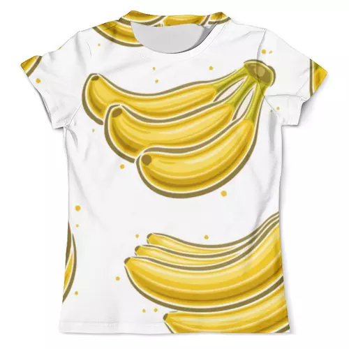 Заказать мужскую футболку в Москве. Футболка с полной запечаткой (мужская) Бананы от skynatural - готовые дизайны и нанесение принтов.