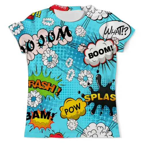 Заказать мужскую футболку в Москве. Футболка с полной запечаткой (мужская) Boom Bang от THE_NISE  - готовые дизайны и нанесение принтов.