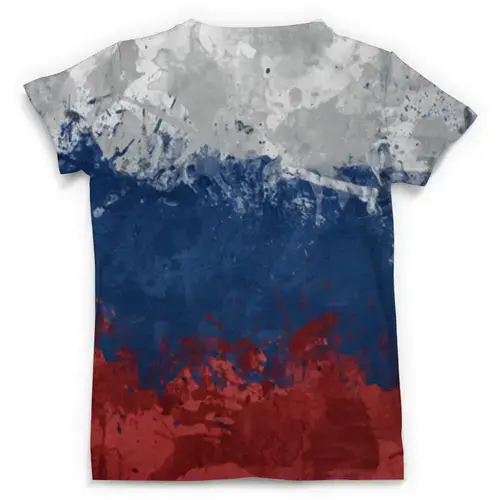 Заказать мужскую футболку в Москве. Футболка с полной запечаткой (мужская) Путин от denis01001 - готовые дизайны и нанесение принтов.