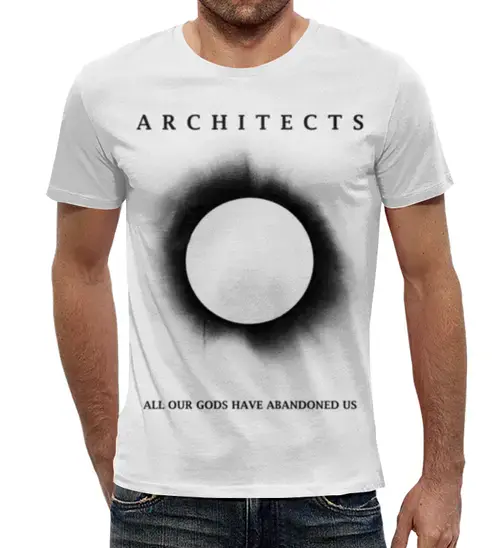 Заказать мужскую футболку в Москве. Футболка с полной запечаткой (мужская) Architects от geekbox - готовые дизайны и нанесение принтов.