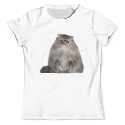 Заказать мужскую футболку в Москве. Футболка с полной запечаткой (мужская) кошка от THE_NISE  - готовые дизайны и нанесение принтов.