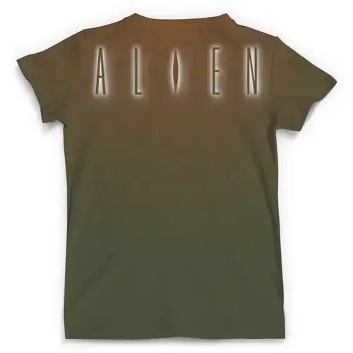 Заказать мужскую футболку в Москве. Футболка с полной запечаткой (мужская) Alien / Чужой от balden - готовые дизайны и нанесение принтов.