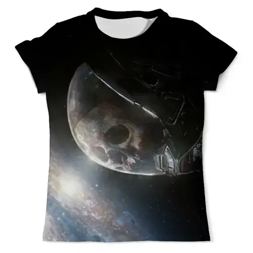 Заказать мужскую футболку в Москве. Футболка с полной запечаткой (мужская) Mass effect Andromeda от galaxy secret - готовые дизайны и нанесение принтов.