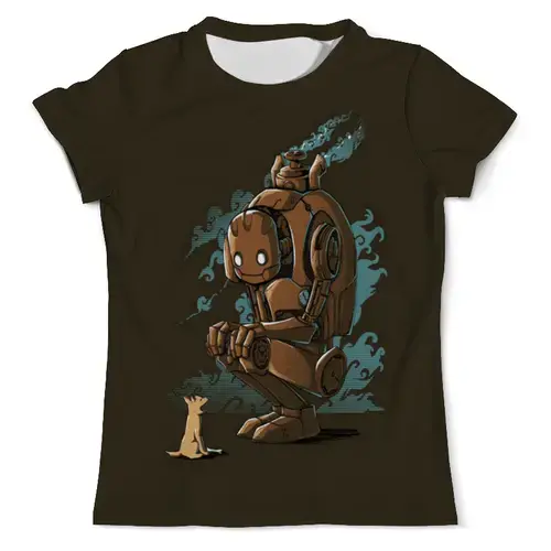 Заказать мужскую футболку в Москве. Футболка с полной запечаткой (мужская) Steampunk Robot от letnikov.ilya@gmail.com - готовые дизайны и нанесение принтов.