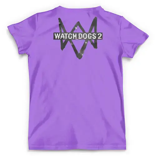 Заказать мужскую футболку в Москве. Футболка с полной запечаткой (мужская) Watch Dogs 2  от ПРИНТЫ ПЕЧАТЬ  - готовые дизайны и нанесение принтов.