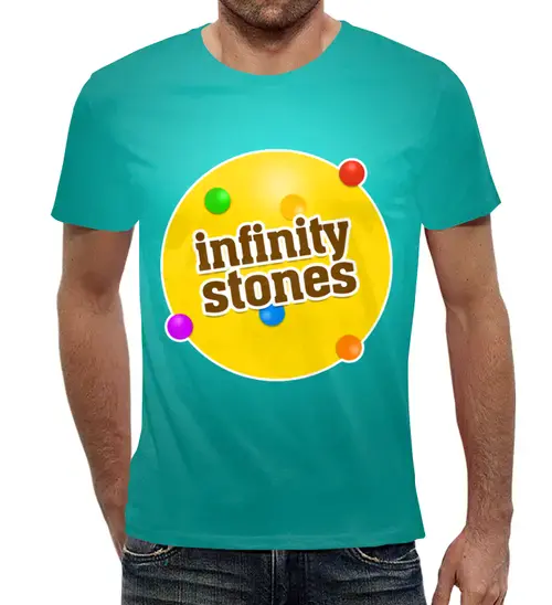 Заказать мужскую футболку в Москве. Футболка с полной запечаткой (мужская) Infiniti Stones  от ПРИНТЫ ПЕЧАТЬ  - готовые дизайны и нанесение принтов.