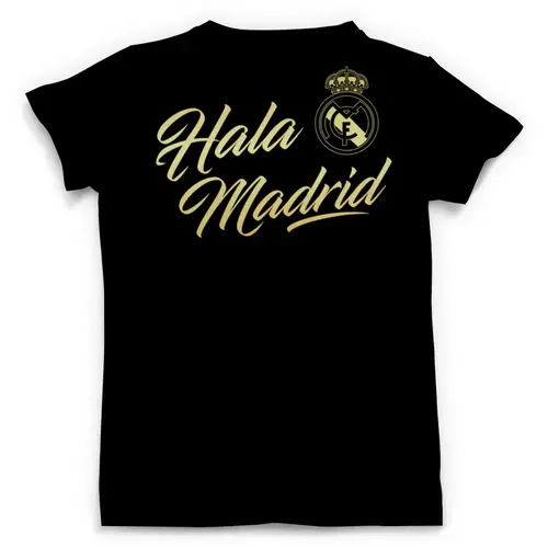 Заказать мужскую футболку в Москве. Футболка с полной запечаткой (мужская) Реал Мадрид от geekbox - готовые дизайны и нанесение принтов.