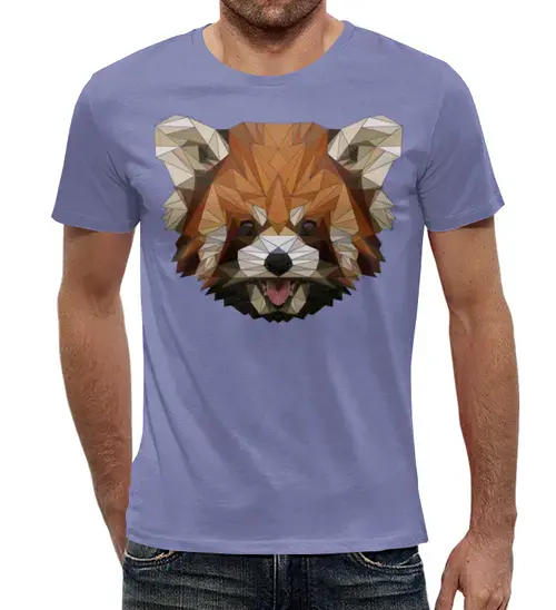 Заказать мужскую футболку в Москве. Футболка с полной запечаткой (мужская) Медвеженок от T-shirt print  - готовые дизайны и нанесение принтов.