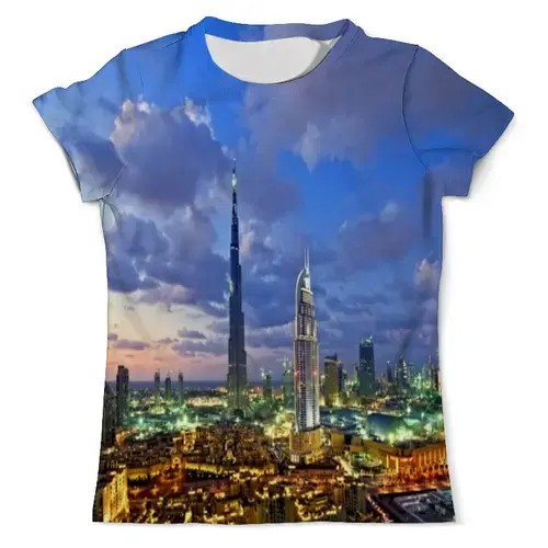 Заказать мужскую футболку в Москве. Футболка с полной запечаткой (мужская) Big City  от THE_NISE  - готовые дизайны и нанесение принтов.