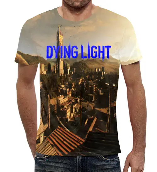 Заказать мужскую футболку в Москве. Футболка с полной запечаткой (мужская) Dying Light от THE_NISE  - готовые дизайны и нанесение принтов.
