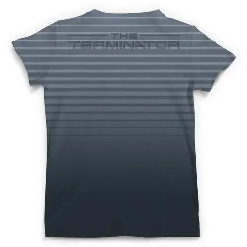 Заказать мужскую футболку в Москве. Футболка с полной запечаткой (мужская) Terminator от balden - готовые дизайны и нанесение принтов.