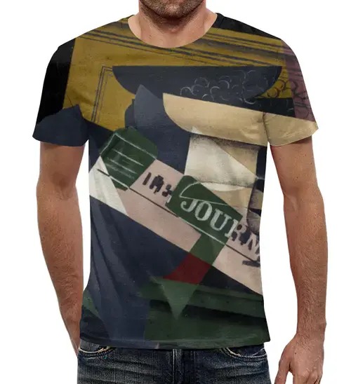 Заказать мужскую футболку в Москве. Футболка с полной запечаткой (мужская) Виноград (Хуан Грис) от trend - готовые дизайны и нанесение принтов.