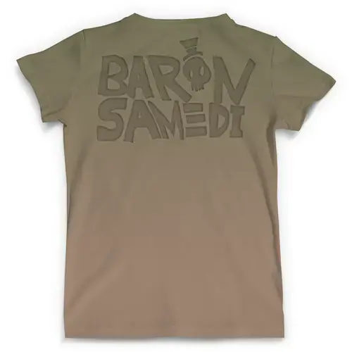 Заказать мужскую футболку в Москве. Футболка с полной запечаткой (мужская) Baron Samedi от balden - готовые дизайны и нанесение принтов.