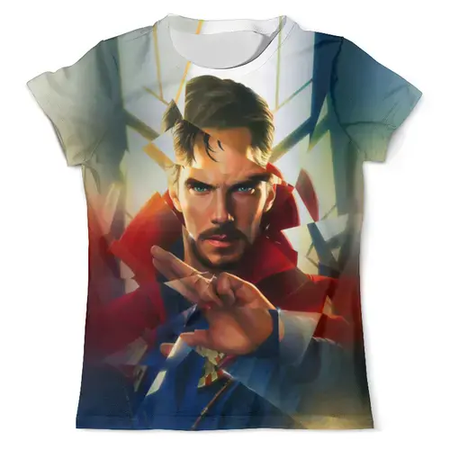 Заказать мужскую футболку в Москве. Футболка с полной запечаткой (мужская)  Doctor Strange       от T-shirt print  - готовые дизайны и нанесение принтов.