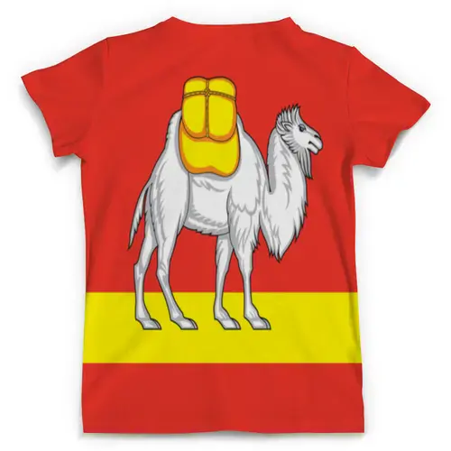 Заказать мужскую футболку в Москве. Футболка с полной запечаткой (мужская) Верблюд от Александр Гришин - готовые дизайны и нанесение принтов.
