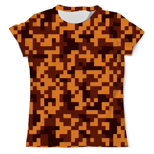 Заказать мужскую футболку в Москве. Футболка с полной запечаткой (мужская) border pixel от THE_NISE  - готовые дизайны и нанесение принтов.