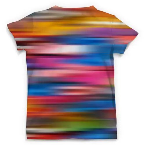 Заказать мужскую футболку в Москве. Футболка с полной запечаткой (мужская) Краски радуги от THE_NISE  - готовые дизайны и нанесение принтов.