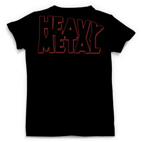 Заказать мужскую футболку в Москве. Футболка с полной запечаткой (мужская) Heavy Metal от balden - готовые дизайны и нанесение принтов.