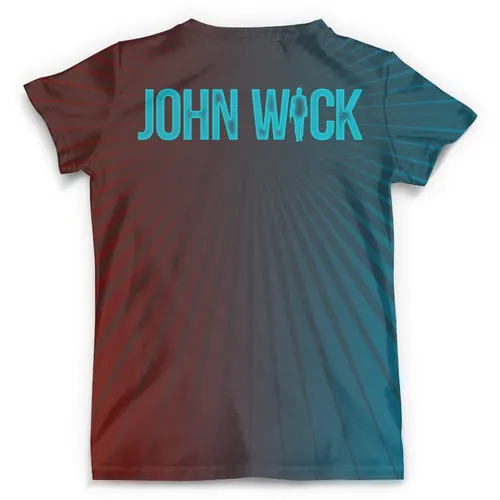 Заказать мужскую футболку в Москве. Футболка с полной запечаткой (мужская) John Wick от balden - готовые дизайны и нанесение принтов.