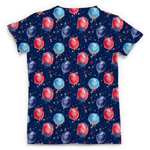 Заказать мужскую футболку в Москве. Футболка с полной запечаткой (мужская) Воздушные шарики от THE_NISE  - готовые дизайны и нанесение принтов.